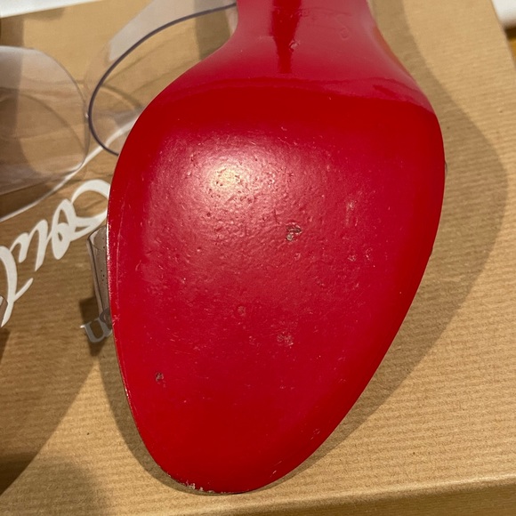Christian Louboutin just nothing clear heels blush - Picture 4 of 9